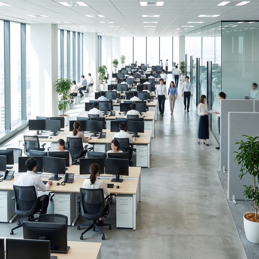 Bright Office Entrance